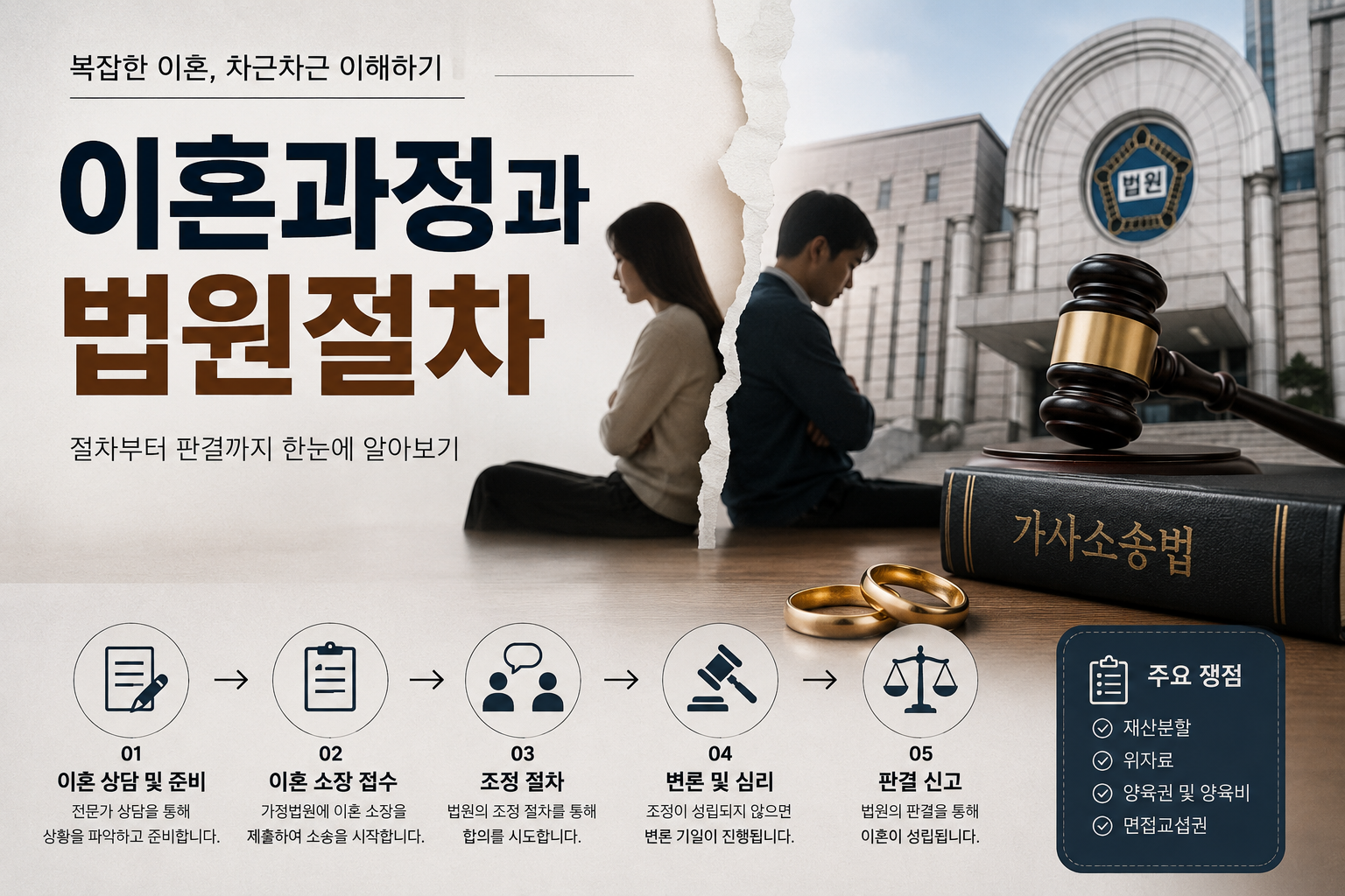 이혼과정과법원절차
